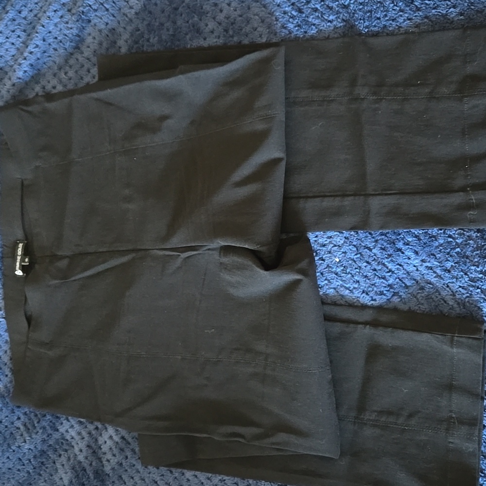 Franne Golde Women's Black Straight Leg Pants - as seen on GMA!